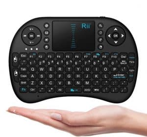 Rii I8 Mini 2.4Ghz Wireless Touchpad Keyboard With Mouse For Pc, Pad, Xbox 360, Ps3, Google Android Tv Box, Htpc, Iptv (Black)