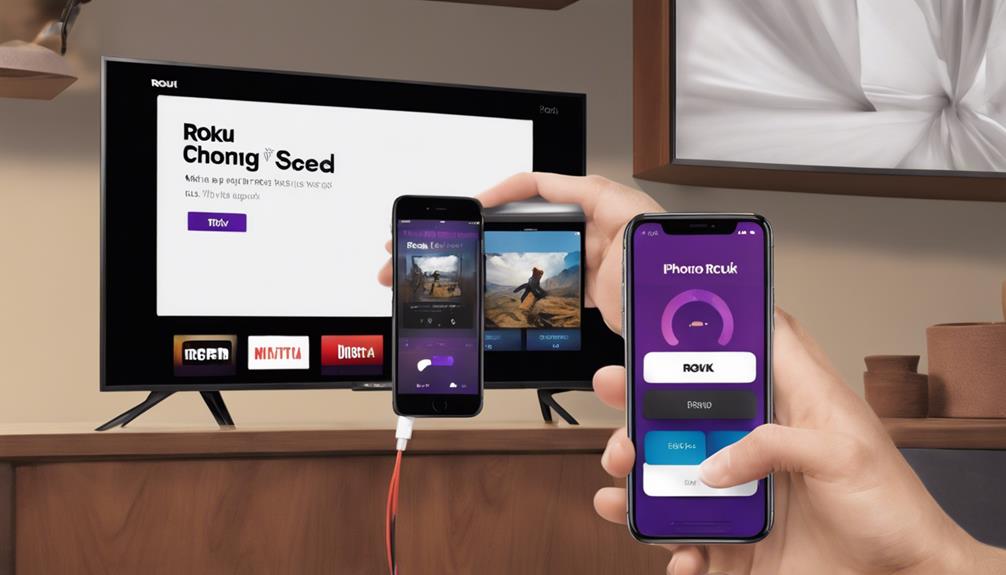 connect iphone to roku